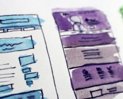 Modernes Webdesign