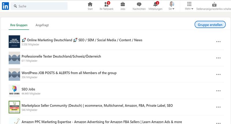 LinkedIn Gruppe 2