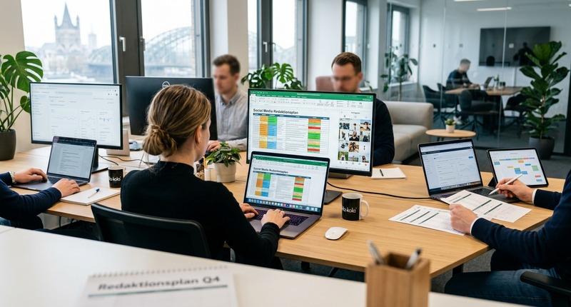 Social-Media-Redaktionsplan Beispiel Social-Media-Redaktionsplan Beispiel