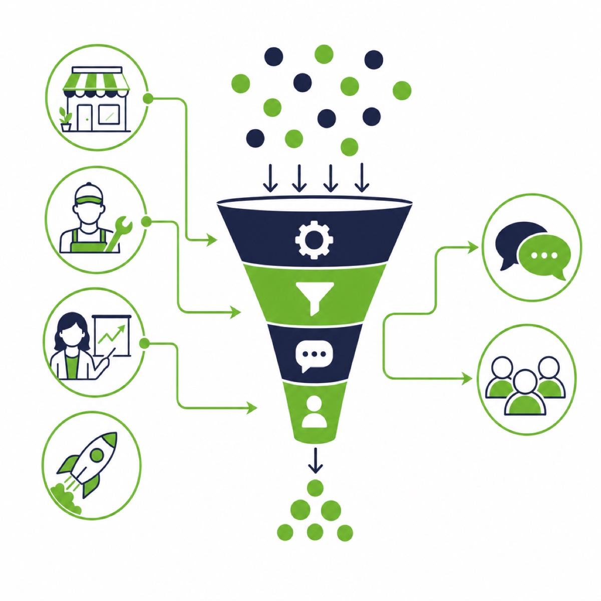 Funnel-Autopilot: Dein Website-Quiz, das Leads bringt 2 Zielgruppen für den automatisierten Funnel: Shop, Dienstleister, Coach, Start-up