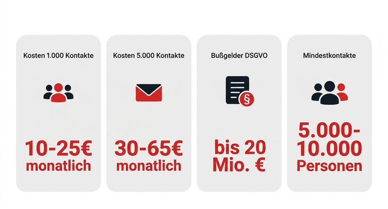 E-Mail Automatisierung: So arbeiten deine E-Mails rund um die Uhr für dich 1 E-Mail Kosten: 0€ bis 65€/Monat