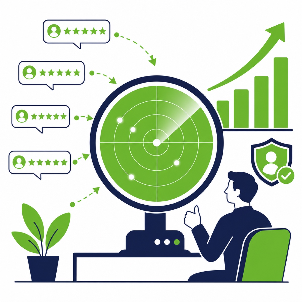 Bewertungsmanagement für Restaurants & Hotels | RufRadar by BIZ Digital Marketing 5 RufRadar: Bewertungs-Radar für mehr und bessere Google-Bewertungen